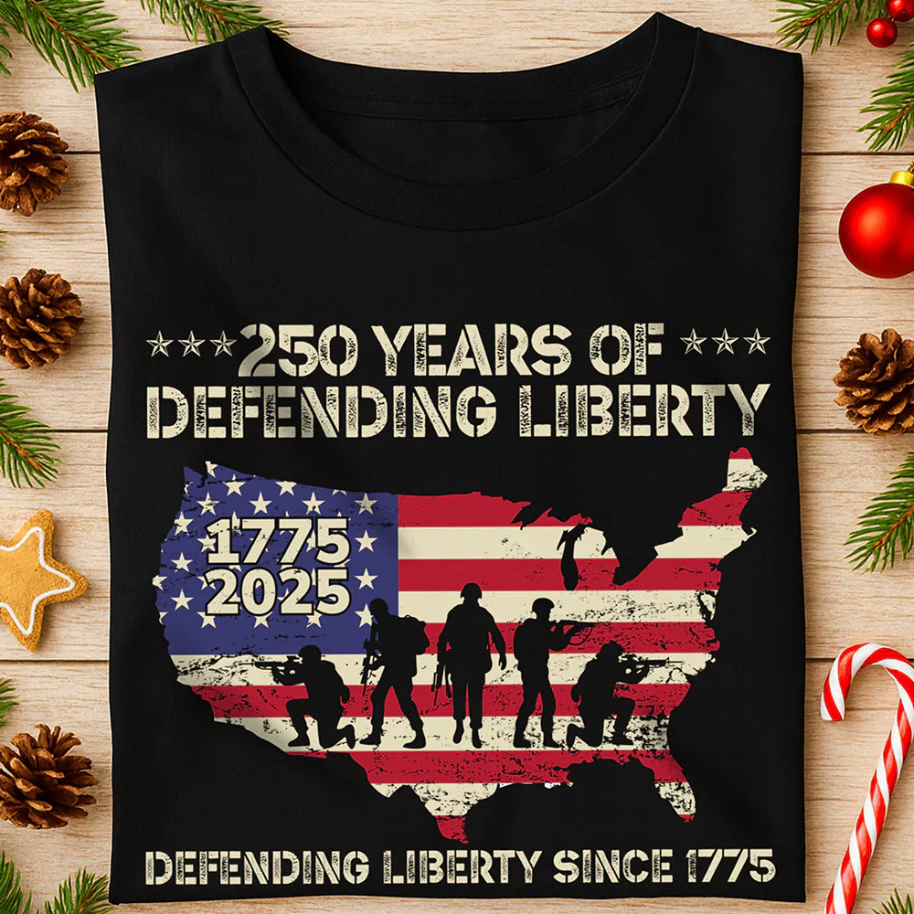 250 Years Of Defending Liberty Front Shirt