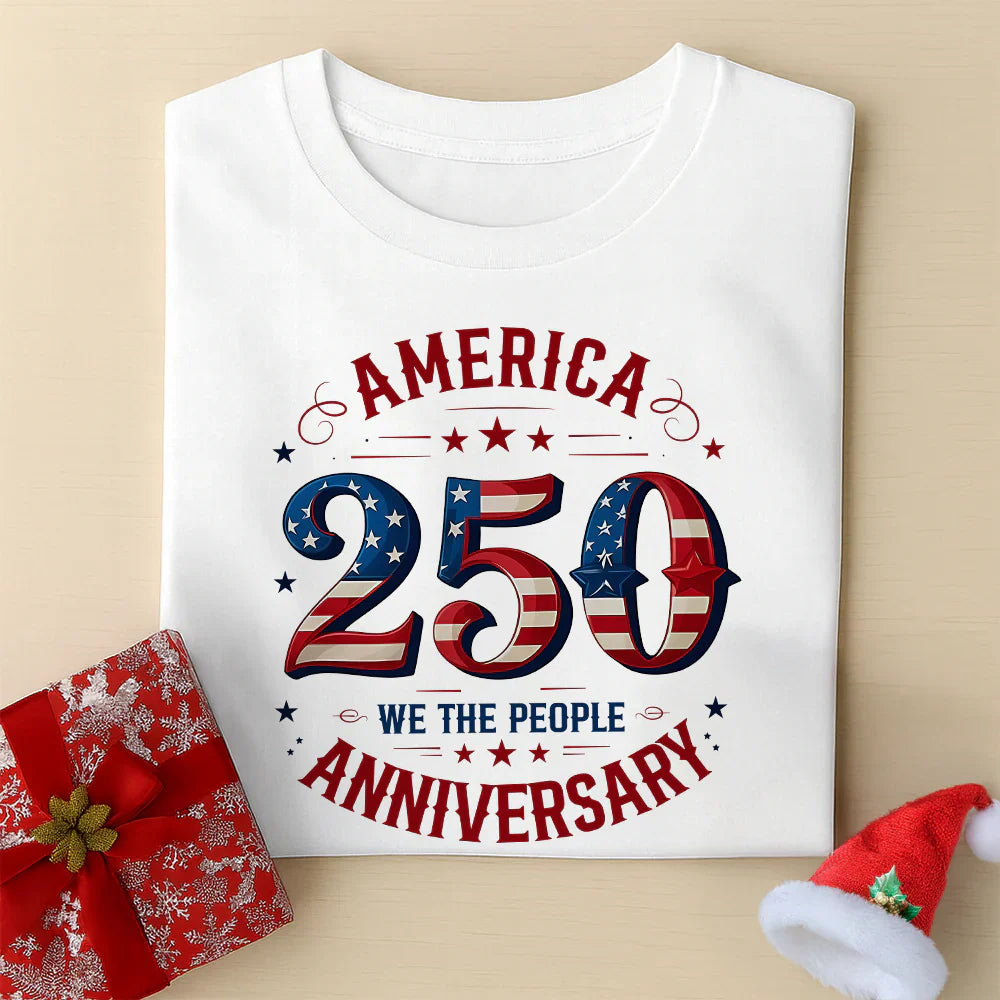 We The People America 250th Anniversary Bright Shirt
