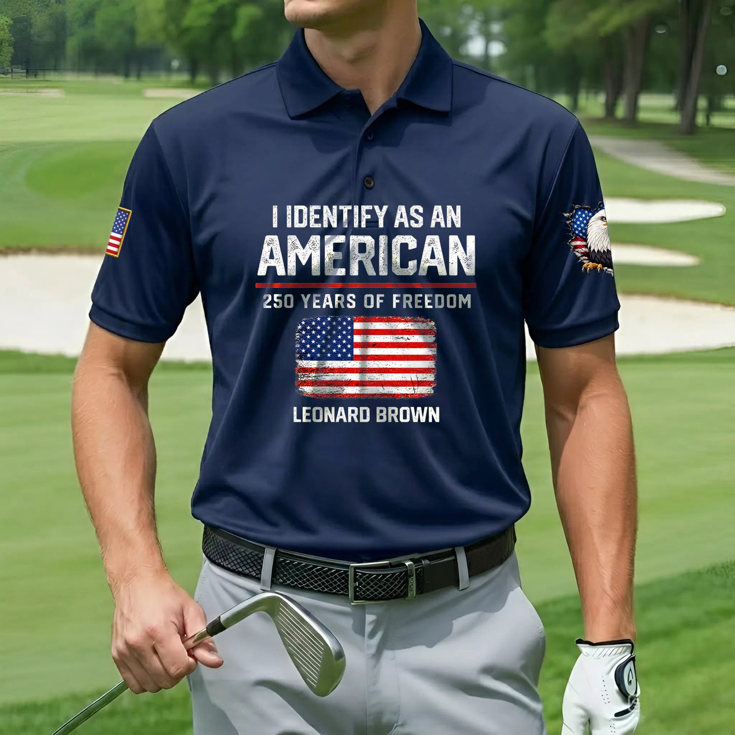 Polo Shirt - 250th Anniversary America Patriotic