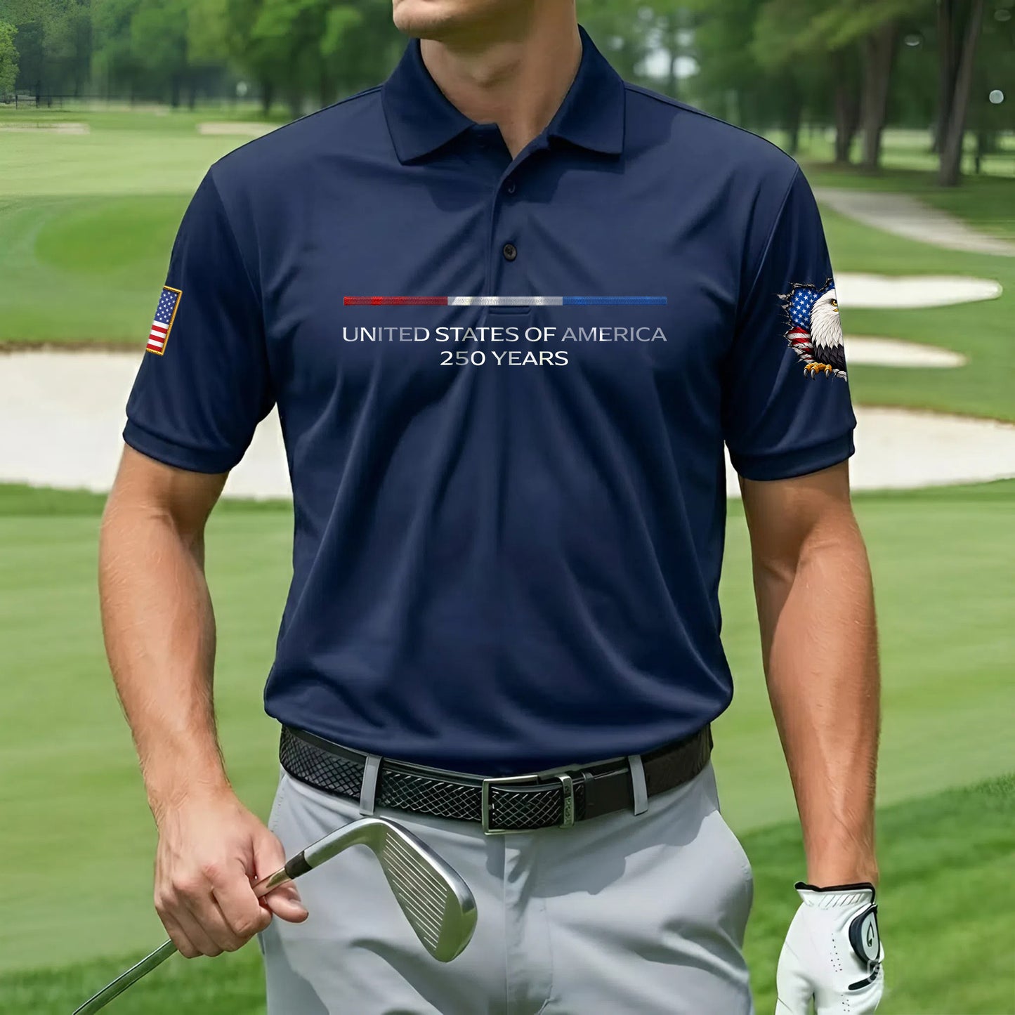 Polo Shirt - 250th Anniversary America Patriotic