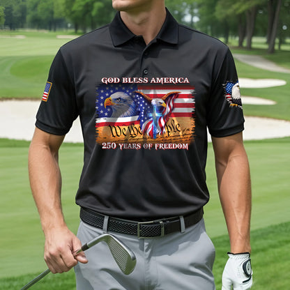 Polo Shirt - 250th Anniversary America Patriotic