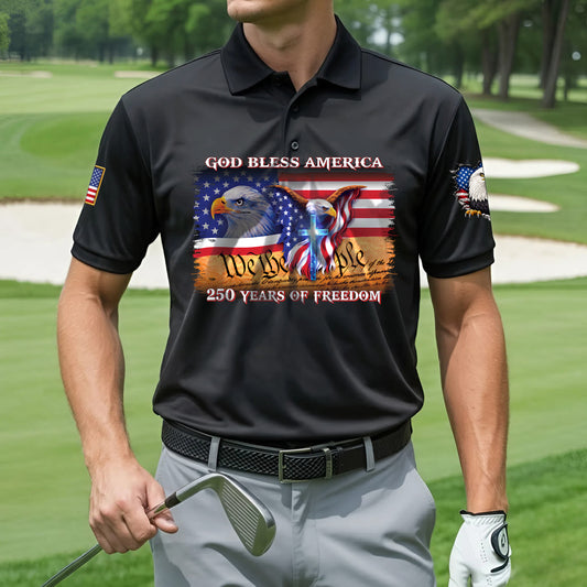 Polo Shirt - 250th Anniversary America Patriotic