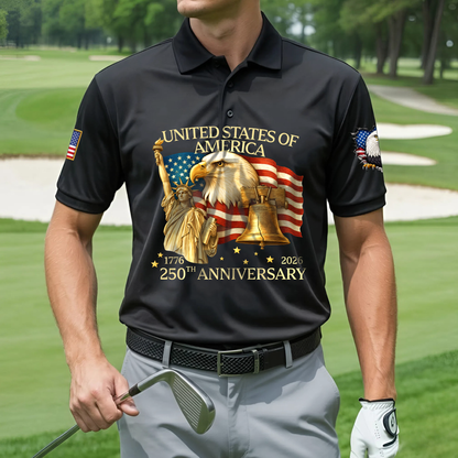 Polo Shirt - 250th Anniversary America Patriotic