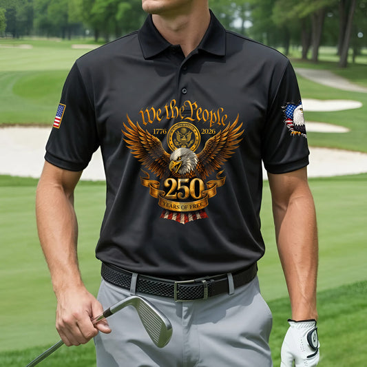 Polo Shirt - 250th Anniversary America Patriotic