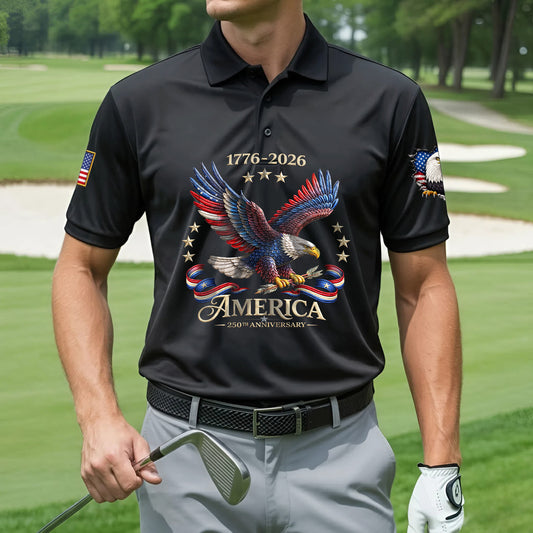 Polo Shirt - 250th Anniversary America Patriotic