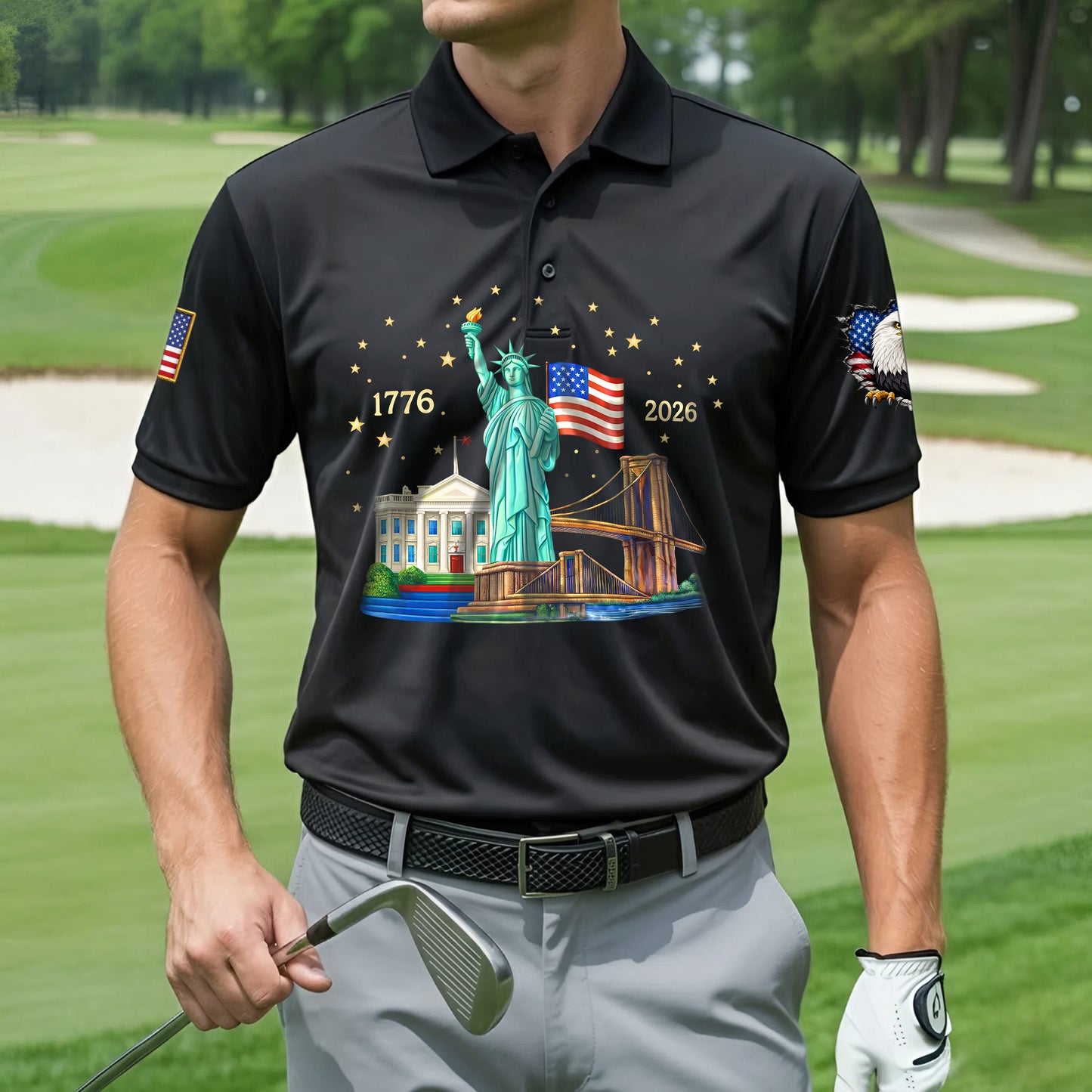 Polo Shirt - 250th Anniversary America Patriotic