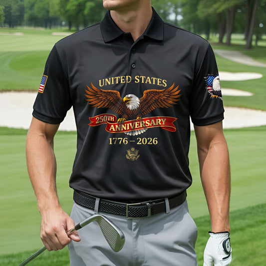 Polo Shirt - 250th Anniversary America Patriotic