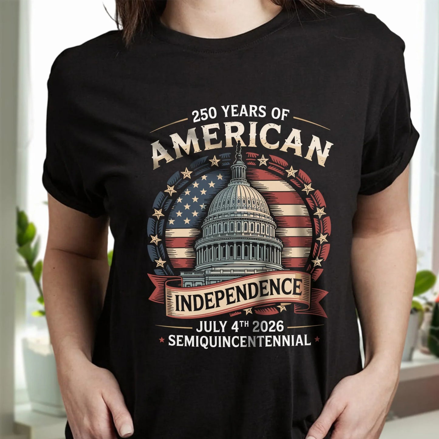 250 Years Of America Front Shirt
