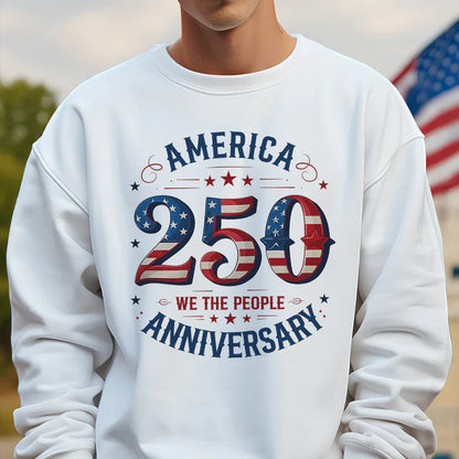 We The People America 250th Anniversary Bright Shirt