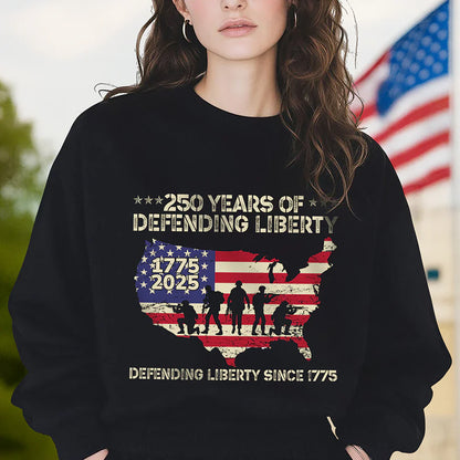 250 Years Of Defending Liberty Front Shirt