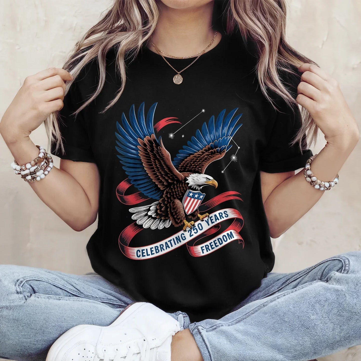Celebrating 250 Years Freedom Dark Shirt