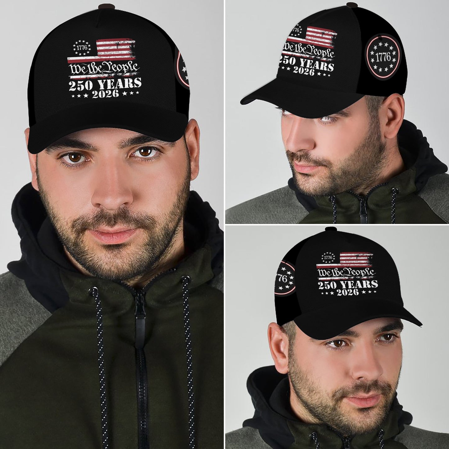 USA 250 Years Birthday Baseball Cap, 4th of July Hat, 1776–2026 Unisex Cap, Independence Gifts For Patriot
