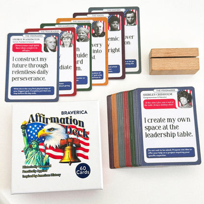 A250 Deck – Turn American History Into Daily Action with 60 Powerful Quotes, Affirmations & Challenges