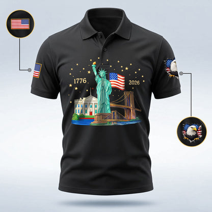Polo Shirt - 250th Anniversary America Patriotic