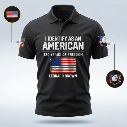 Polo Shirt - 250th Anniversary America Patriotic