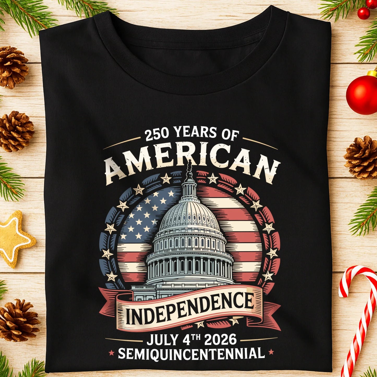 250 Years Of America Front Shirt
