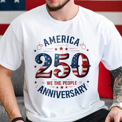 We The People America 250th Anniversary Bright Shirt