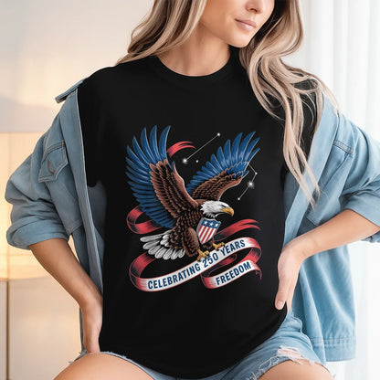 Celebrating 250 Years Freedom Dark Shirt