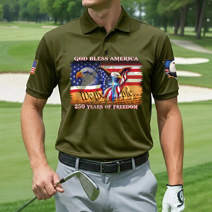 Polo Shirt - 250th Anniversary America Patriotic