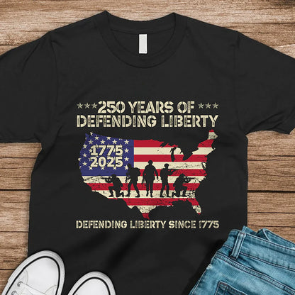 250 Years Of Defending Liberty Front Shirt