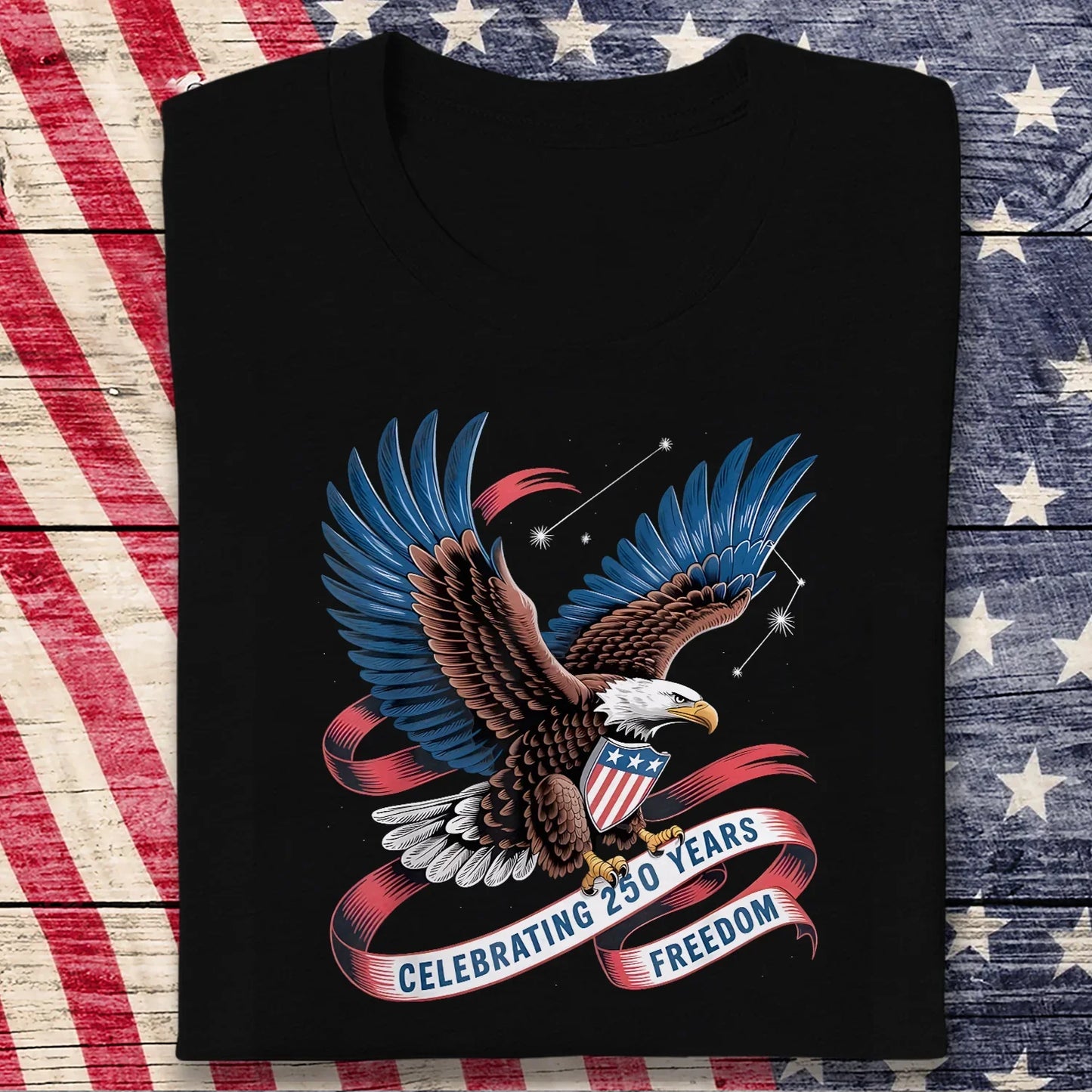 Celebrating 250 Years Freedom Dark Shirt