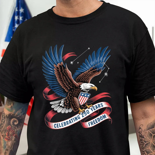 Celebrating 250 Years Freedom Dark Shirt