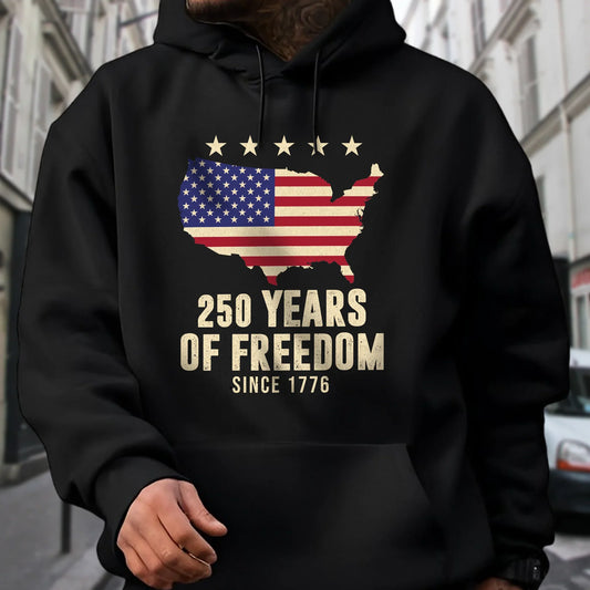 America 250th Anniversary 1776 2026 America 250 Years of Freedom Dark Shirt
