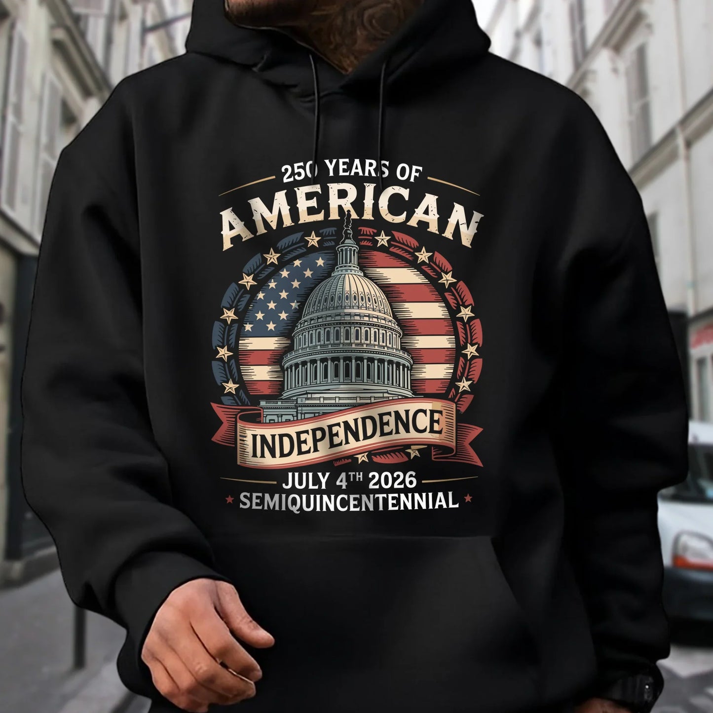 250 Years Of America Front Shirt