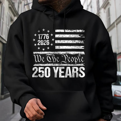 250 Years USA 250th Birthday 1776-2026 Eagle Flag Dark Shirt