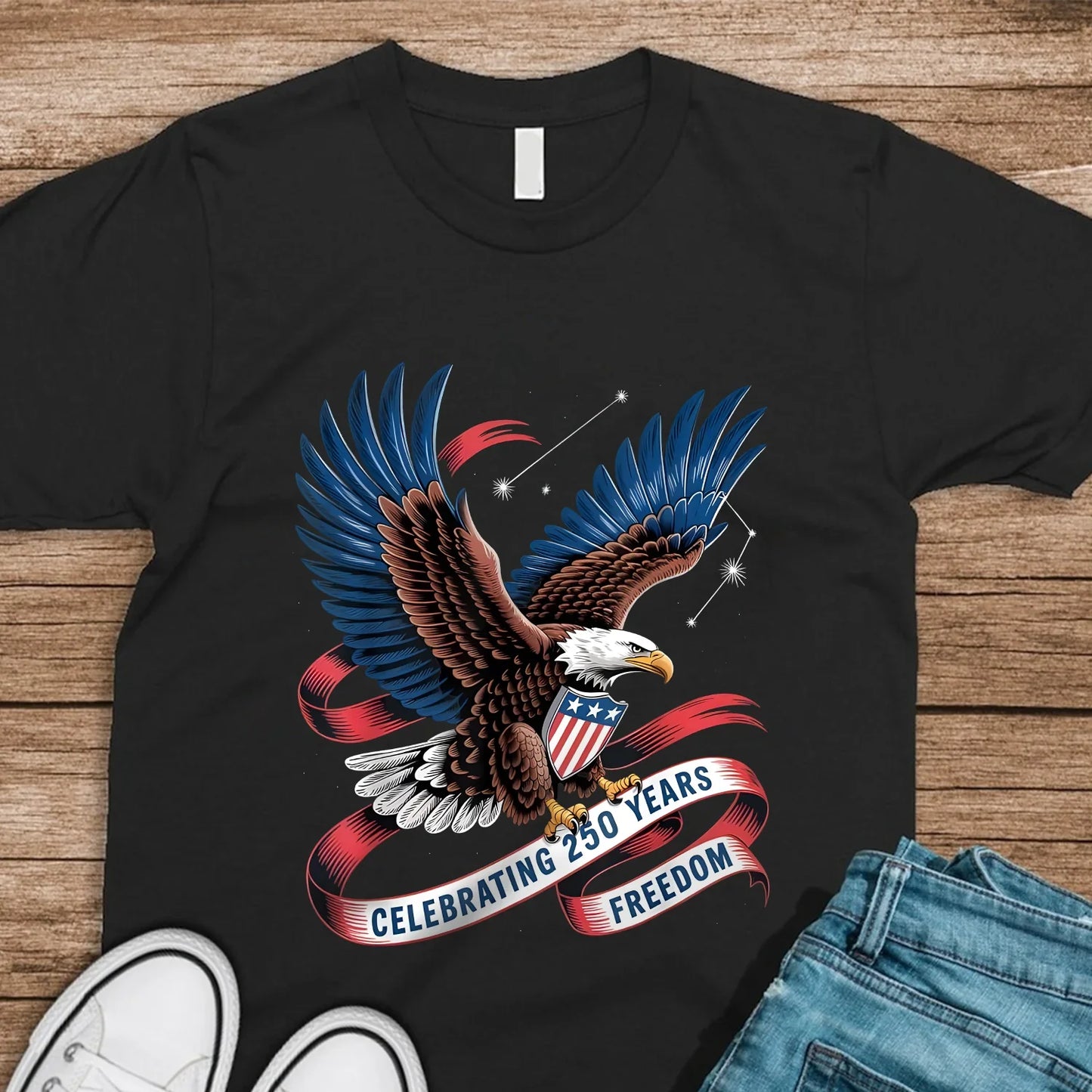 Celebrating 250 Years Freedom Dark Shirt