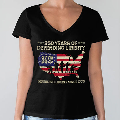 250 Years Of Defending Liberty Front Shirt