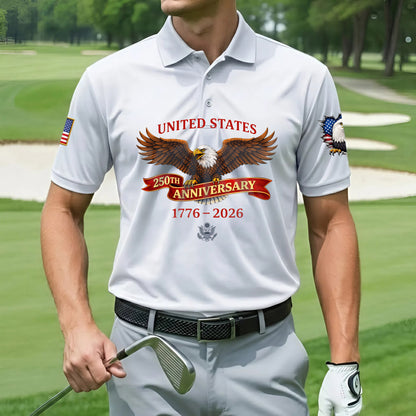 Polo Shirt - 250th Anniversary America Patriotic