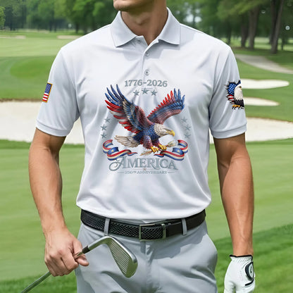 Polo Shirt - 250th Anniversary America Patriotic