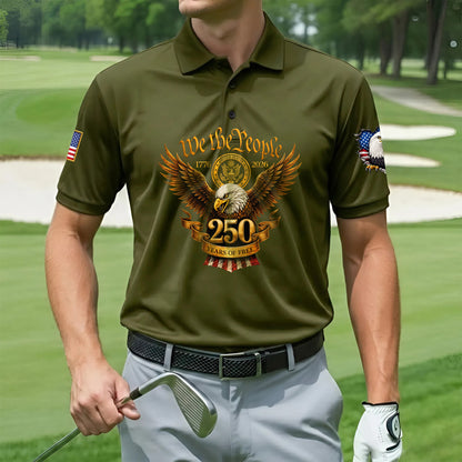 Polo Shirt - 250th Anniversary America Patriotic