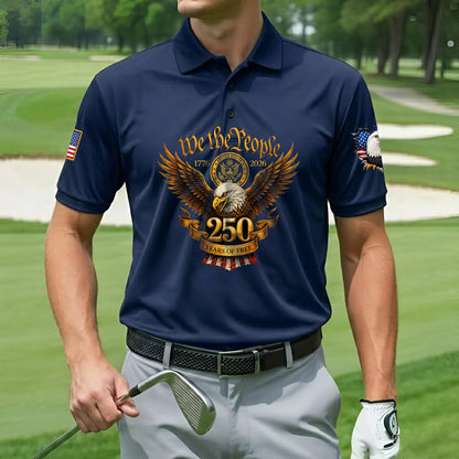 Polo Shirt - 250th Anniversary America Patriotic