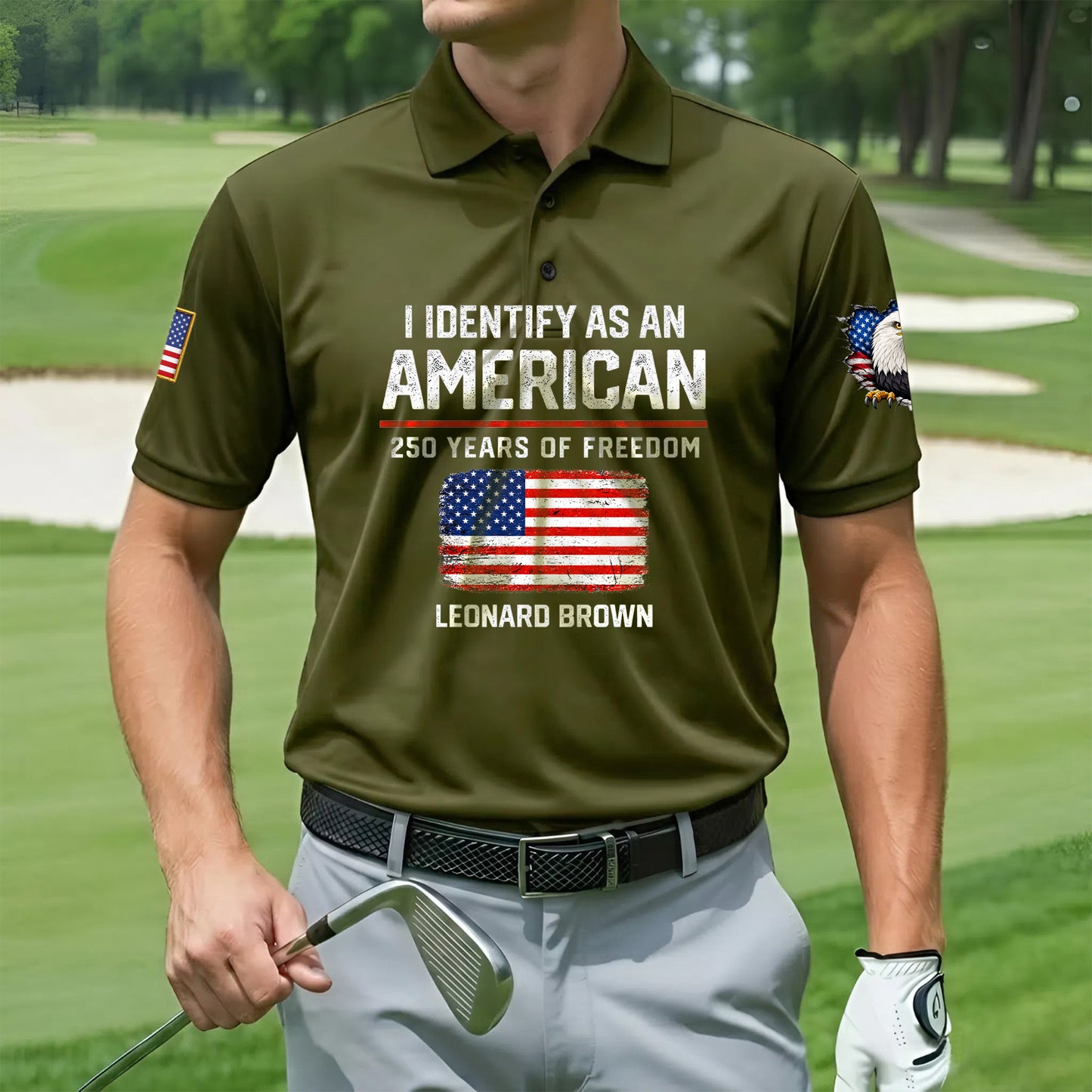Polo Shirt - 250th Anniversary America Patriotic