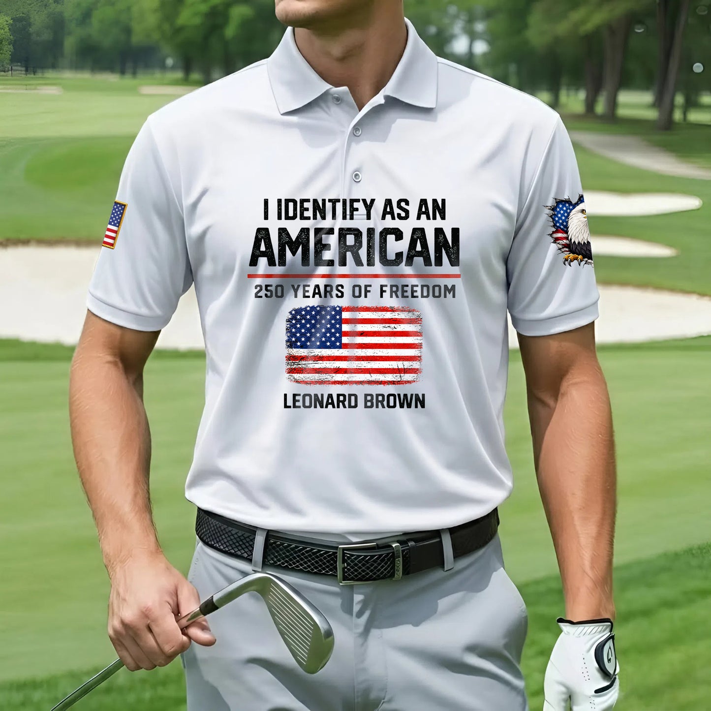 Polo Shirt - 250th Anniversary America Patriotic