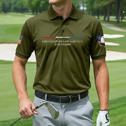 Polo Shirt - 250th Anniversary America Patriotic