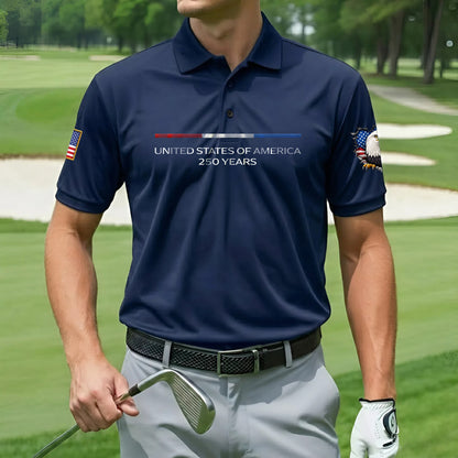 Polo Shirt - 250th Anniversary America Patriotic