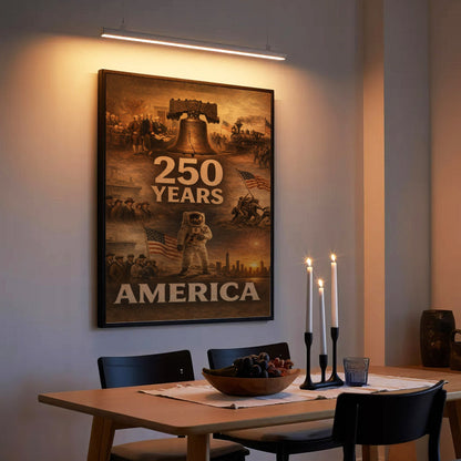 Nation of Courage 250-Year Commemorative Wall Art Poster/Canvas