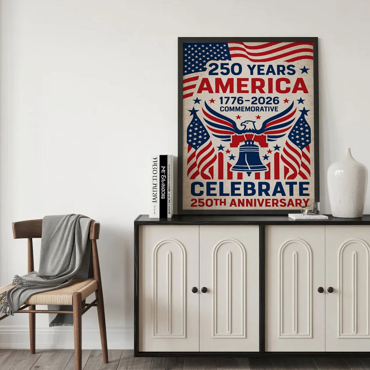 1776–2026 250th Anniversary Celebrate Poster/Canvas