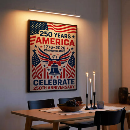 1776–2026 250th Anniversary Celebrate Poster/Canvas