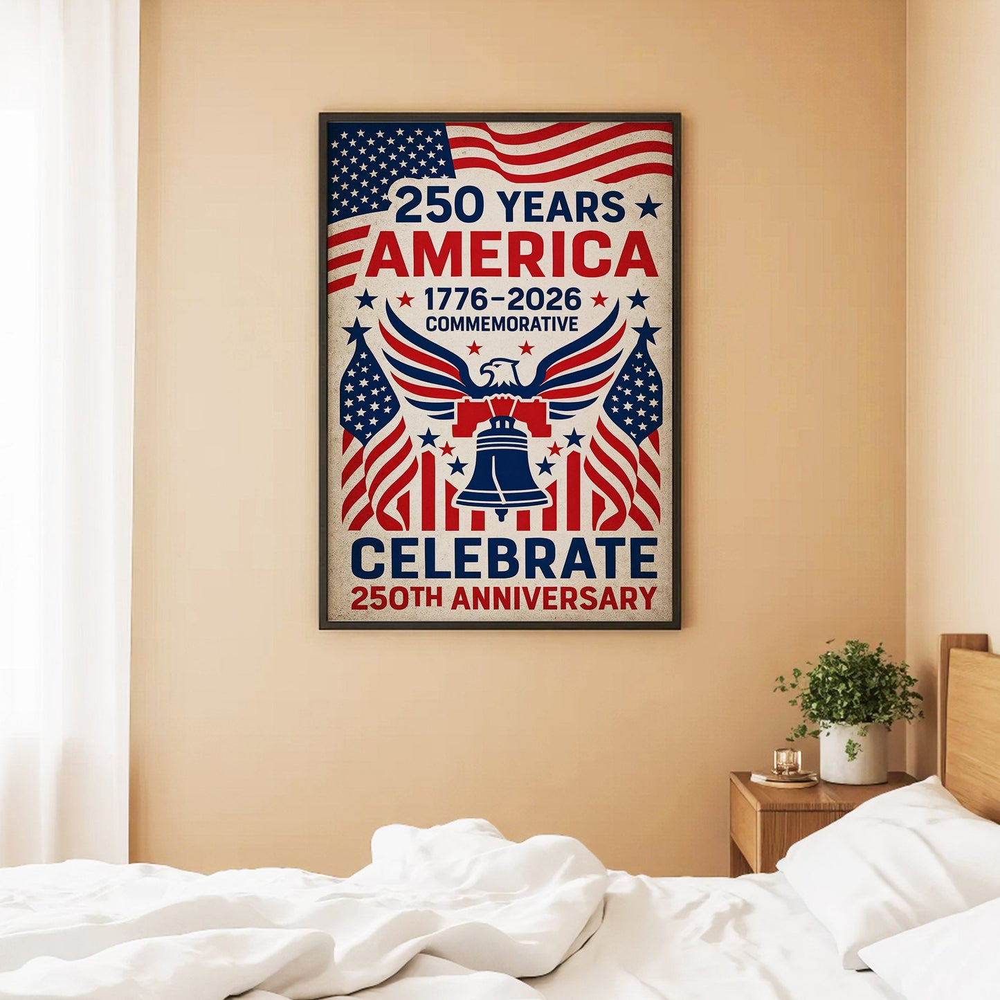 1776–2026 250th Anniversary Celebrate Poster/Canvas
