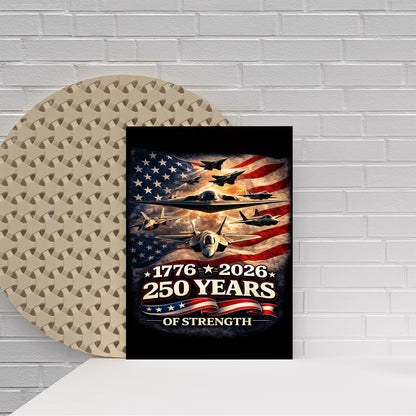 Freedom Flight 250 Years of Strength Poster/Canvas