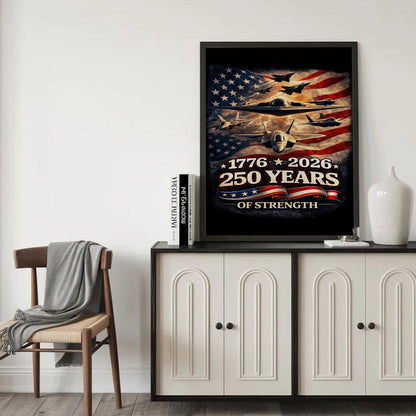 Freedom Flight 250 Years of Strength Poster/Canvas
