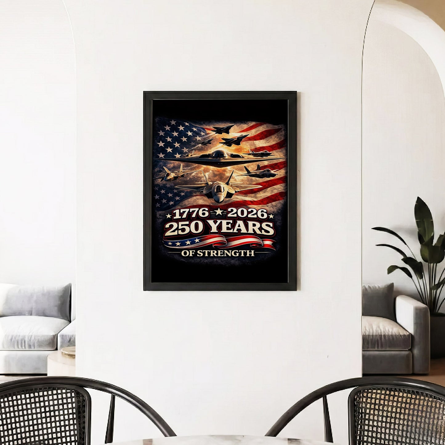 Freedom Flight 250 Years of Strength Poster/Canvas