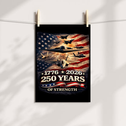 Freedom Flight 250 Years of Strength Poster/Canvas