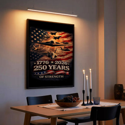 Freedom Flight 250 Years of Strength Poster/Canvas