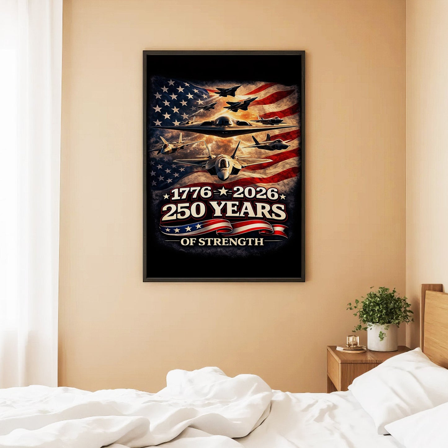 Freedom Flight 250 Years of Strength Poster/Canvas