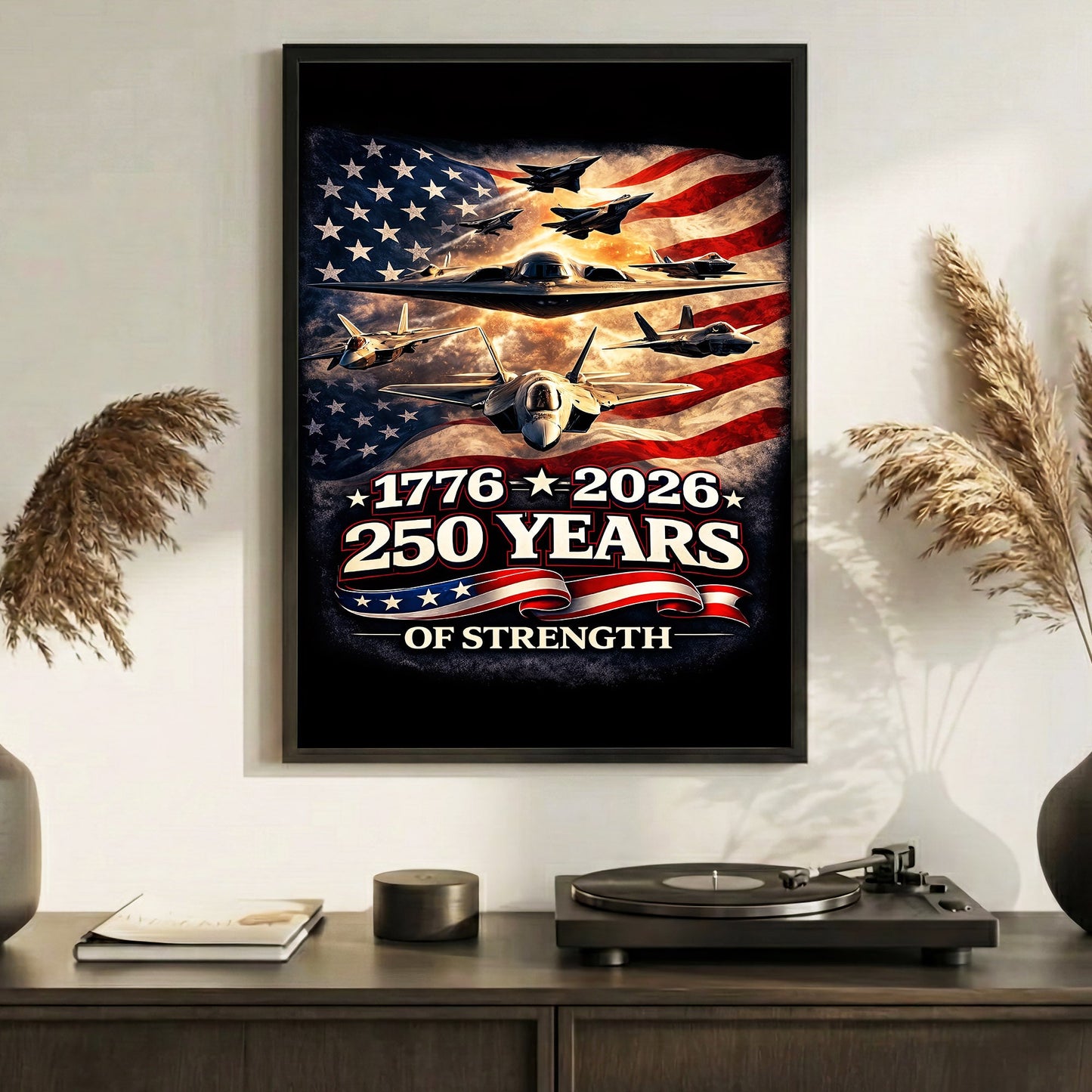 Freedom Flight 250 Years of Strength Poster/Canvas